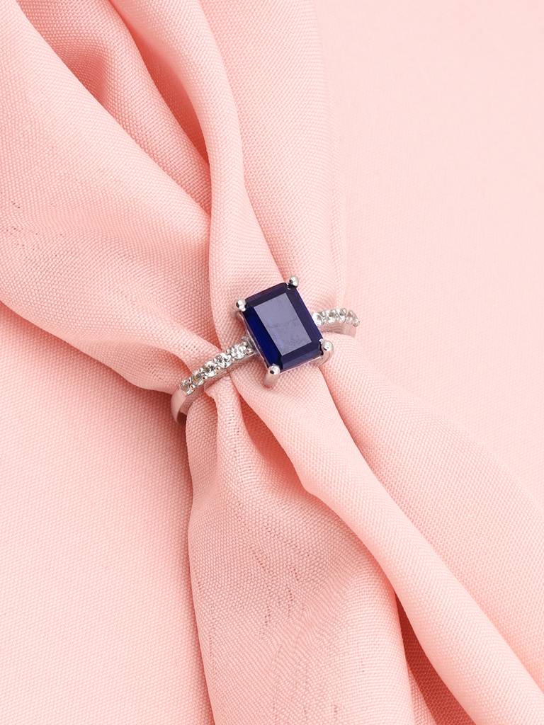 Giva 925 Sterling Silver Sapphire Brilliance Ring
