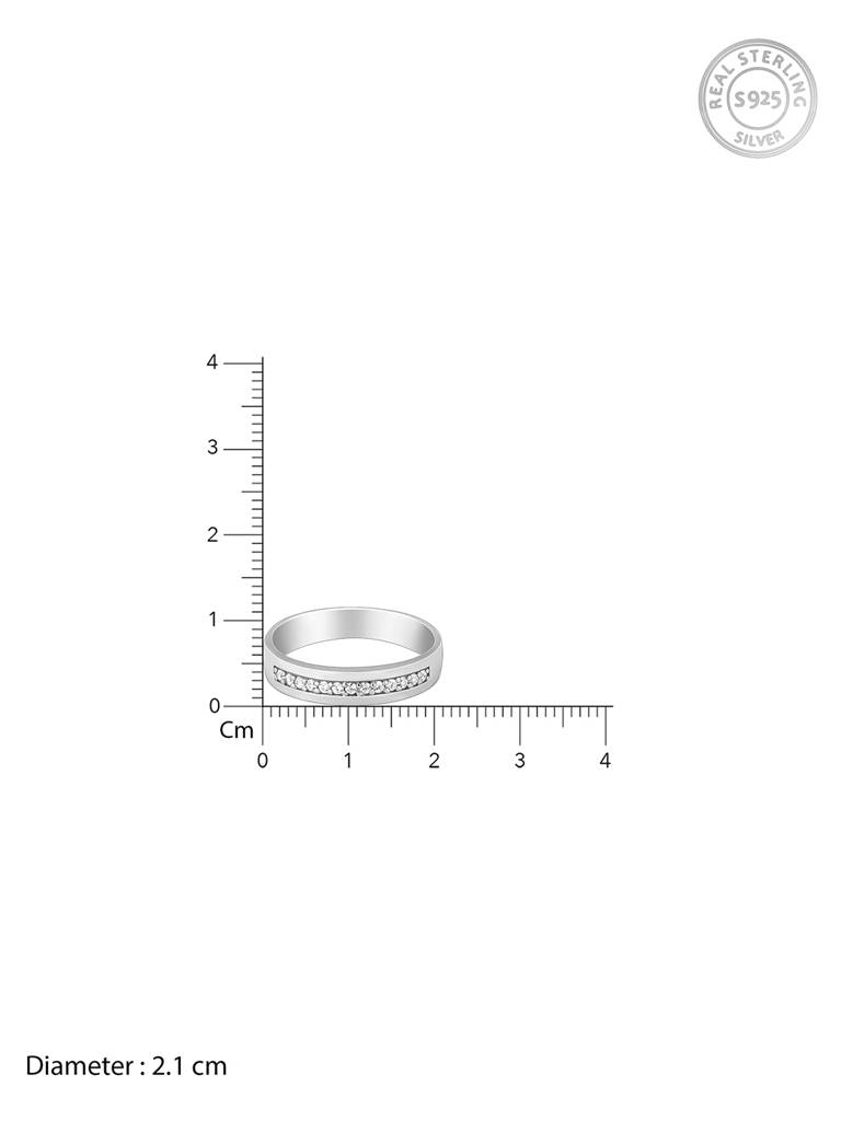 Giva 925 Sterling Silver Simple Serenity Mens Ring