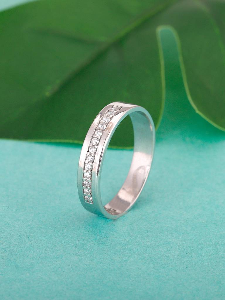 Giva 925 Sterling Silver Simple Serenity Mens Ring