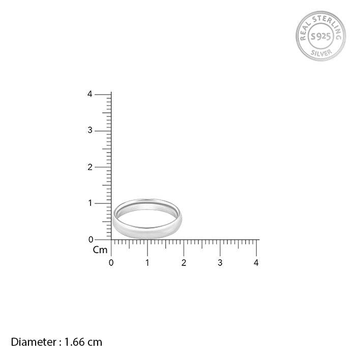 Giva 925 Sterling Silver Flawless Ring,Fixed Size, Indian - 22 | Gifts For Women And Girls : R01272