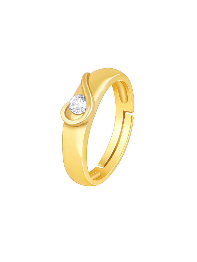 Giva 925 Sterling Silver Golden Heart Hero Ring For Him