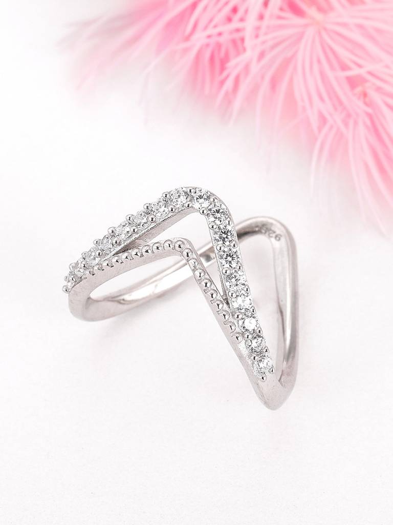 Giva 925 Sterling Silver Sparkling Spirits Ring