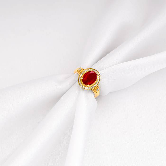 Giva 925 Sterling Silver Golden Poetic Love Ring,Fixed Size, Indian - 12| Gifts For Women  : R01289