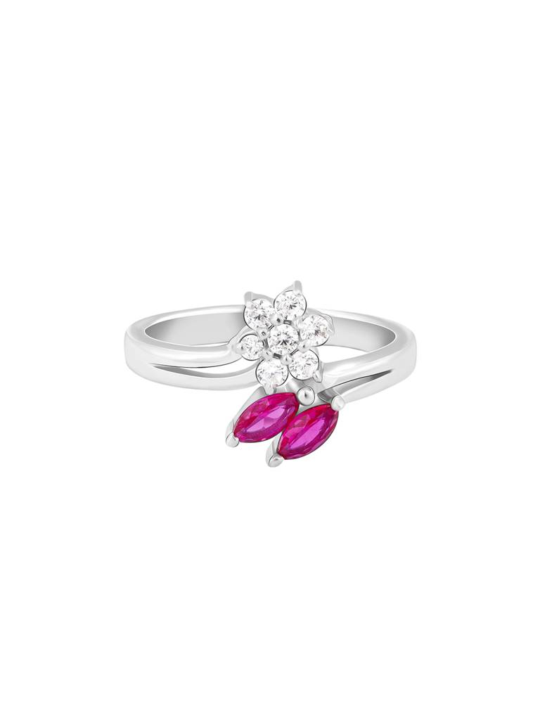 Giva 925 Sterling Silver Radiant Blossom Ring