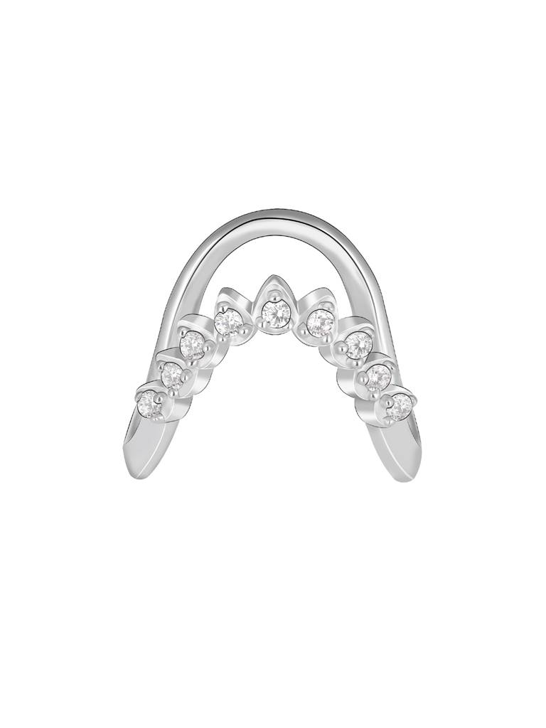Giva 925 Sterling Silver Crown Vanki Ring