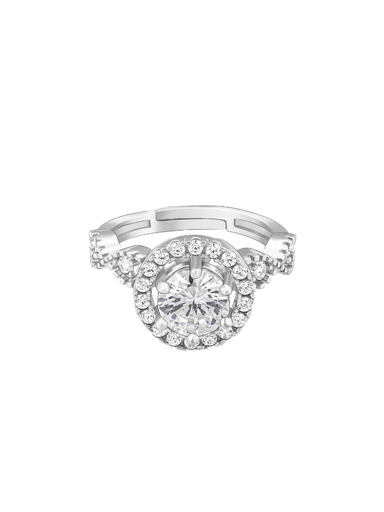 Giva 925 Sterling Silver Zirconia Jubilee Ring