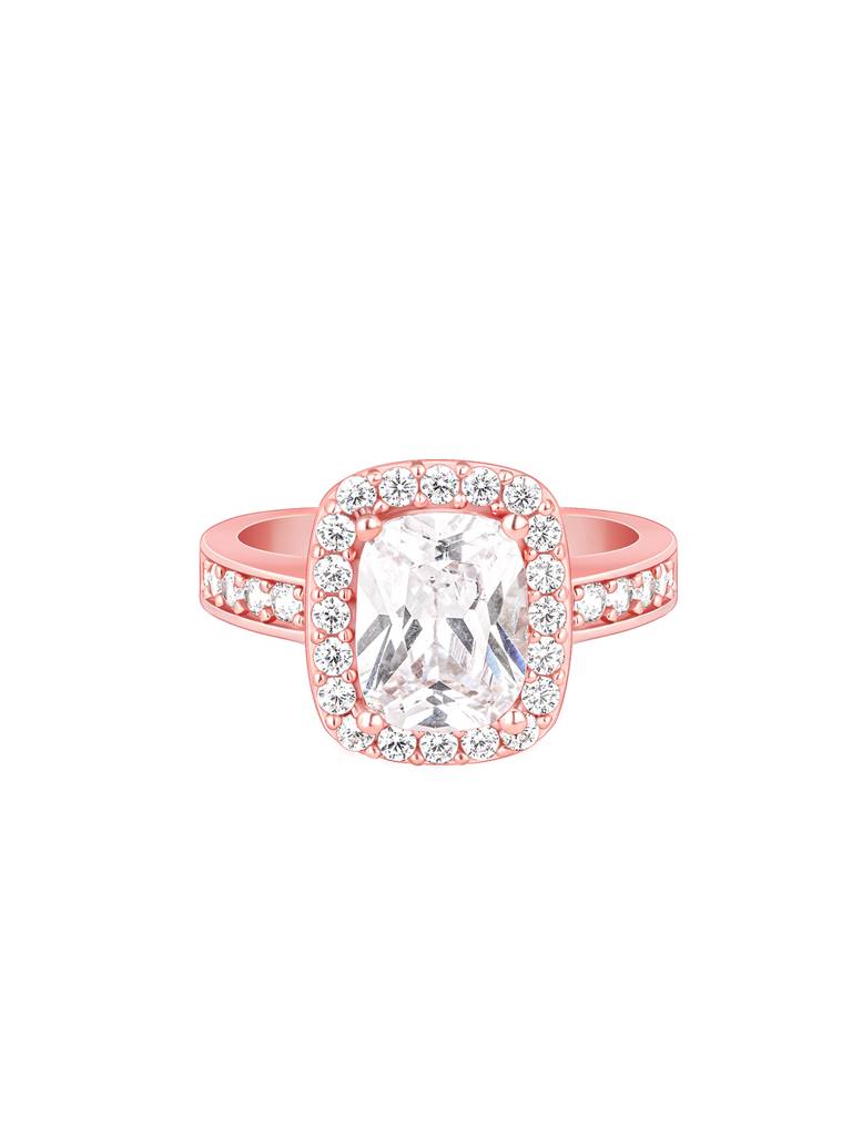 Giva 925 Sterling Silver Rose Gold Pure Elegance Ring