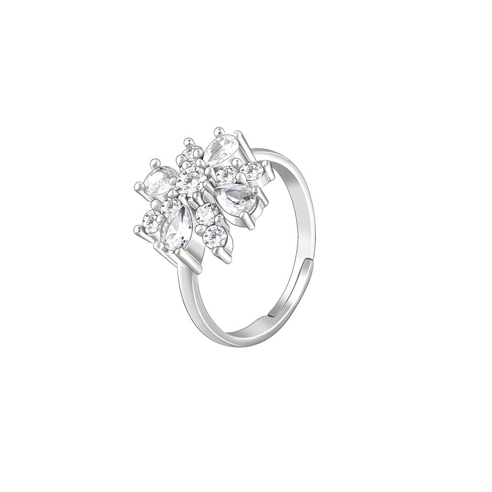 Giva 925 Sterling Silver Azalea Ring,Adjustable : R01325