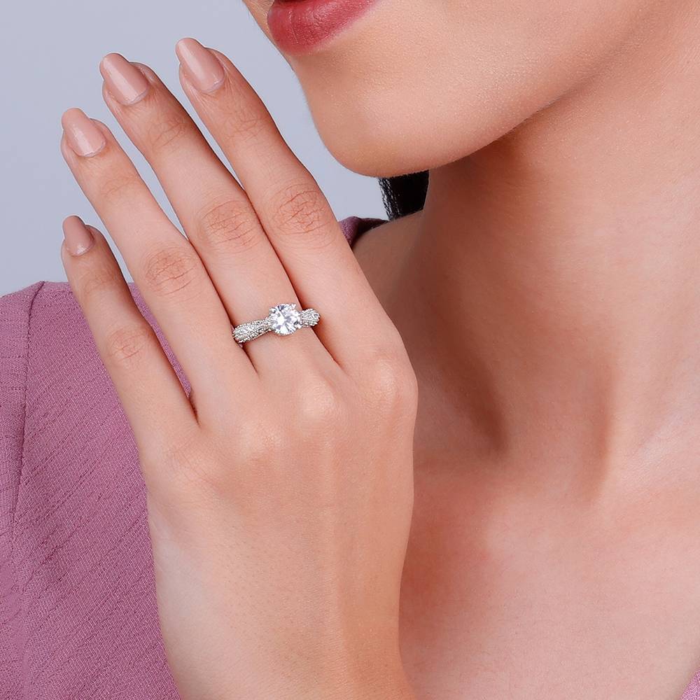 Giva 925 Sterling Silver Amador Ring,Fixed Size, Indian - 12 : R01327