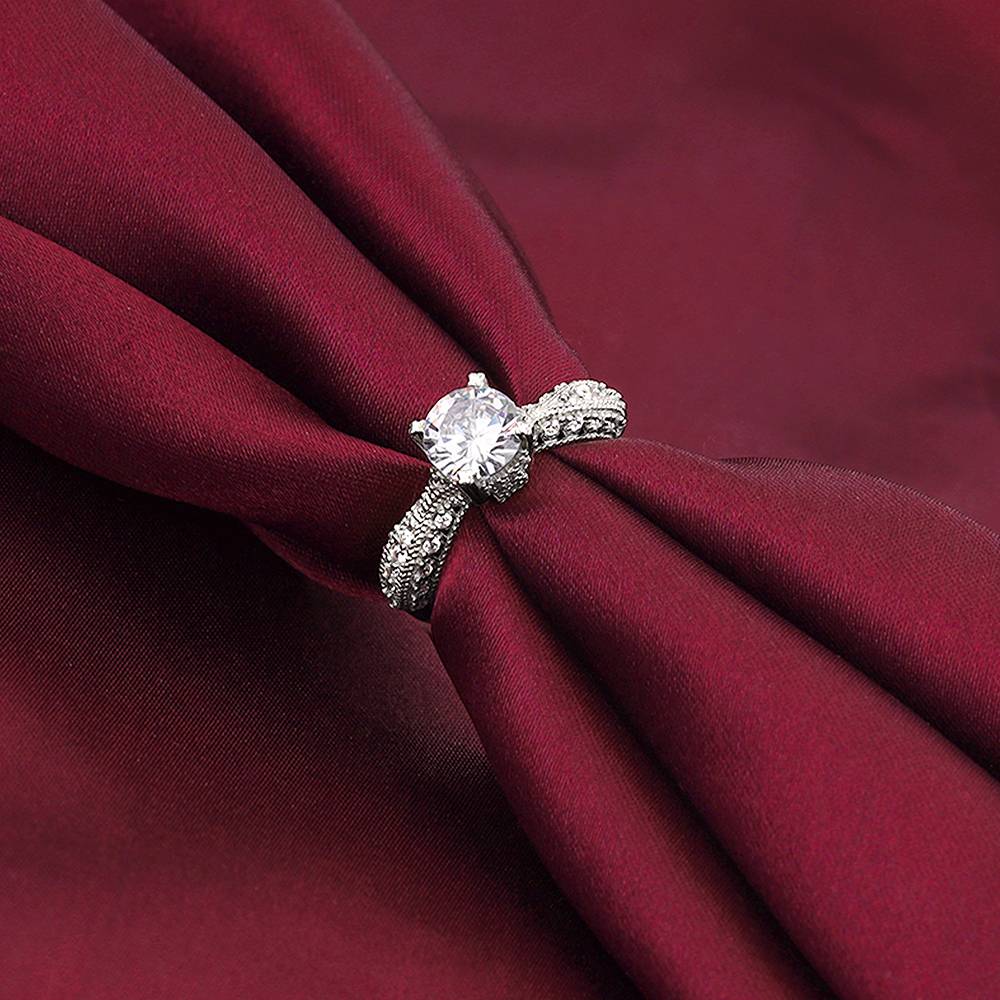 Giva 925 Sterling Silver Amador Ring,Fixed Size, Indian - 12 : R01327