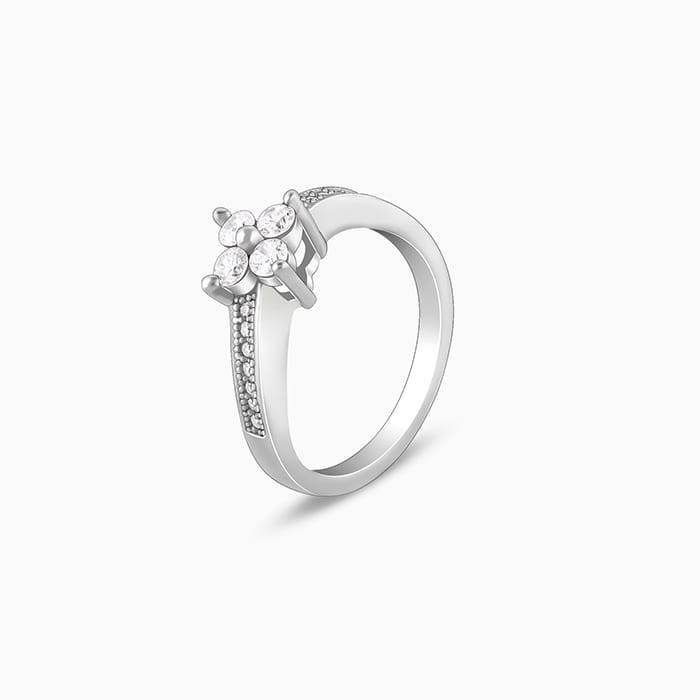 Giva 925 Sterling Silver Freya Ring,Fixed Size,Indian - 11 | Gifts For Women And Girls | W : R01351