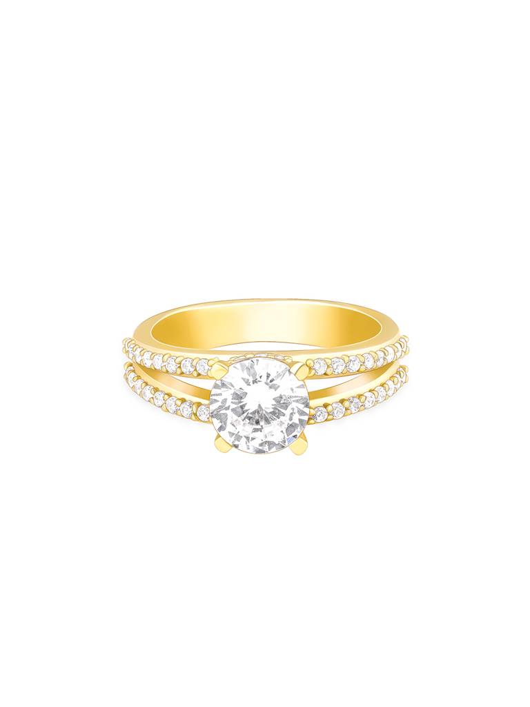 Giva 925 Sterling Silver Golden Secret Wish Ring