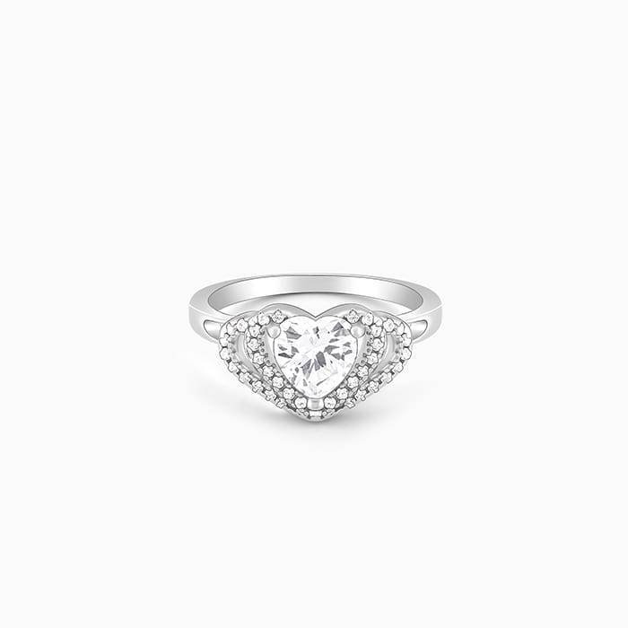 Giva 925 Sterling Heart Grows Ringfixed Size,Indian - 11| Gifts For Women And Girls | With : R01401