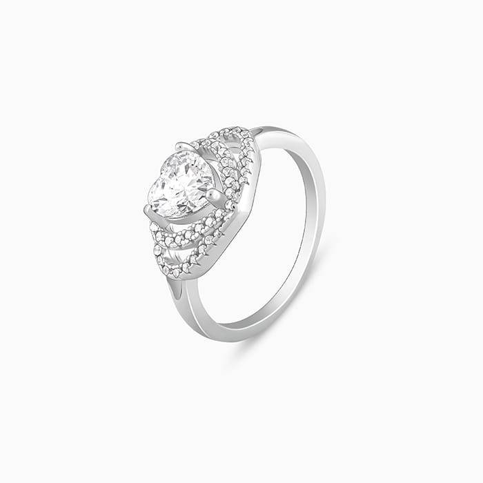 Giva 925 Sterling Heart Grows Ringfixed Size,Indian - 11| Gifts For Women And Girls | With : R01401