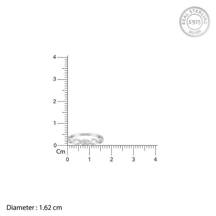 Giva 925 Sterling Silver Petal Garland Ring,Fixed Size,Indian - 11 | Gifts For Women And G : R01407