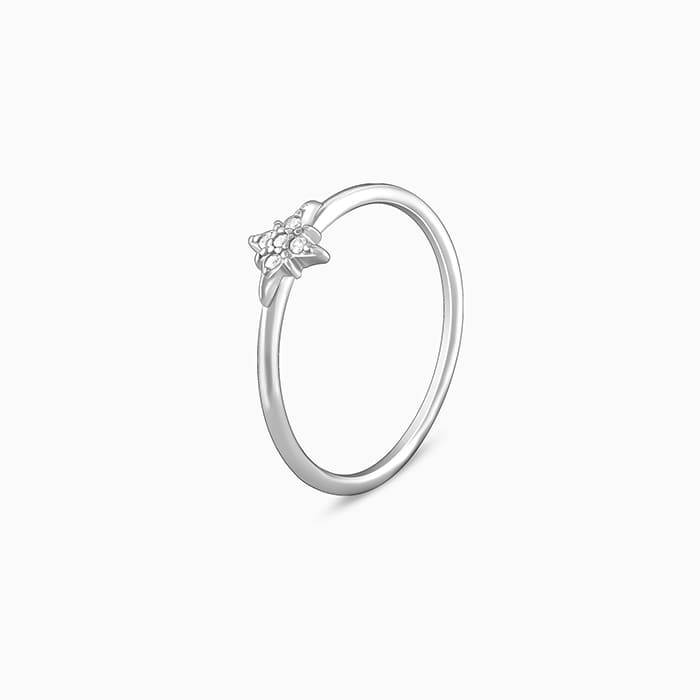 Giva 925 Sterling Silver Polaris Ring,Fixed Size,Indian - 10| Gifts For Women And Girls |  : R01413
