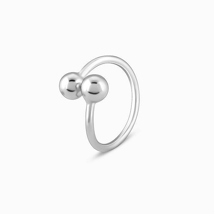 Giva 925 Sterling Silver Mingled Ring, Adjustable | Gifts For Women And Girls | With Certi : R01422