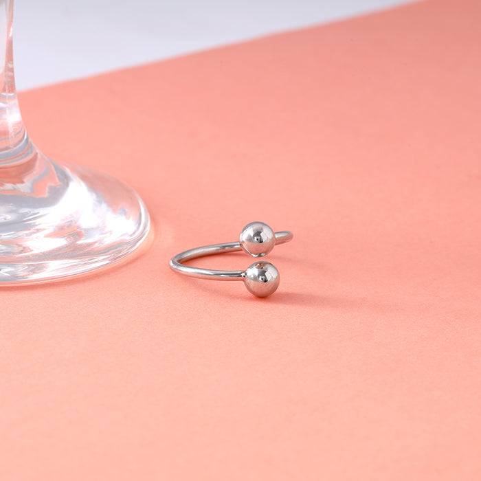 Giva 925 Sterling Silver Mingled Ring, Adjustable | Gifts For Women And Girls | With Certi : R01422