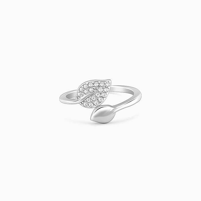 Giva 925 Sterling Silver Foliole Ring,Adjustable | Gifts For Women And Girls | With Certif : R01424