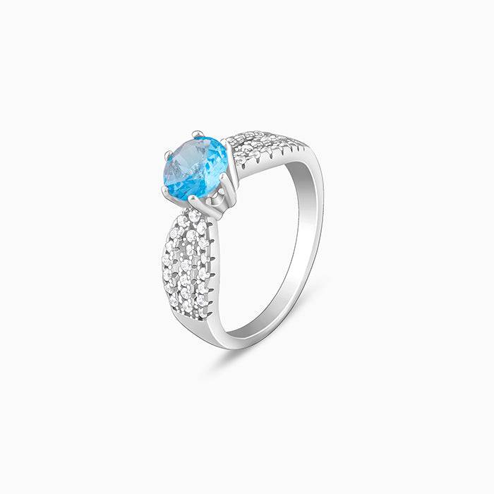 Giva 925 Sterling Silver Naiad Ring,Fixed Size,Indian - 12| Gifts For Women And Girls | Wi : R01438
