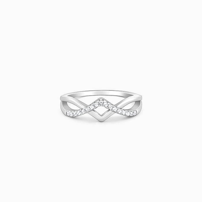 Giva 925 Sterling Silver Valley Ring,Fixed Size, Indian - 12 | Gifts For Women And Girls | : R01440