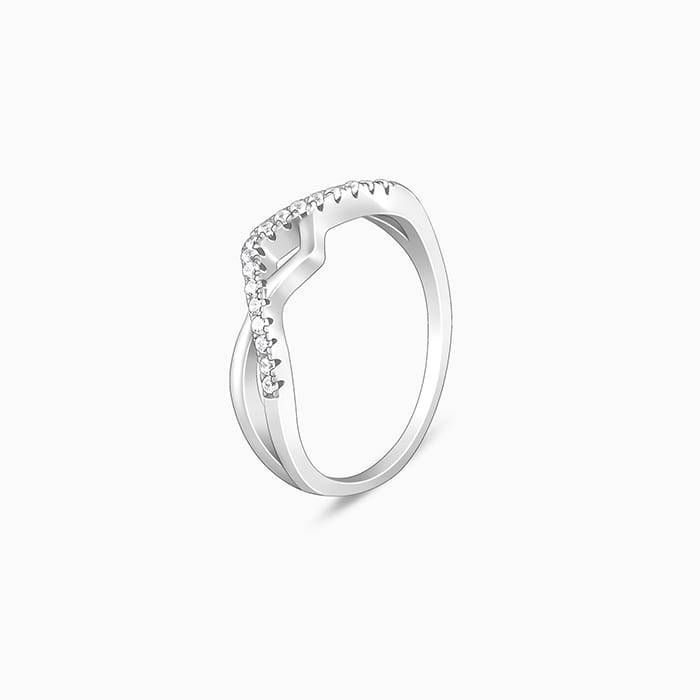 Giva 925 Sterling Silver Valley Ring,Fixed Size, Indian - 12 | Gifts For Women And Girls | : R01440