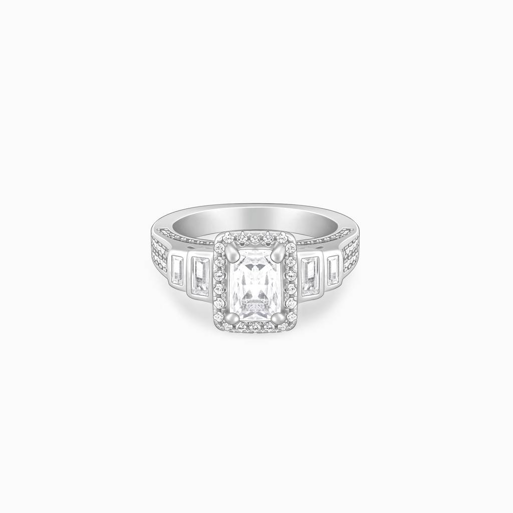 Giva 925 Sterling Silver Exclusive Ring,Fixed Size,Indian - 11 | Gifts For Women And Girls : R01442
