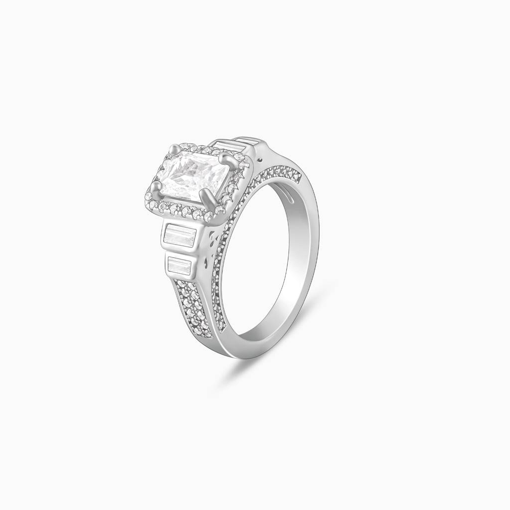 Giva 925 Sterling Silver Exclusive Ring,Fixed Size,Indian - 11 | Gifts For Women And Girls : R01442