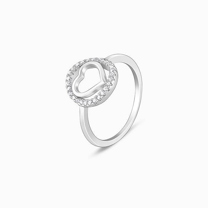 Giva 925 Sterling Silver Heart'S Odyssey Ring,Fixed Size,Indian - 12| Gifts For Women And  : R01461