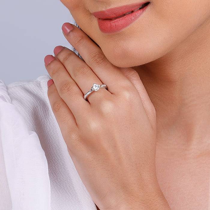 Giva 925 Sterling Lauder Ring,Fixed Size,Indian - 11| Gifts For Women And Girls | With Cer : R01466