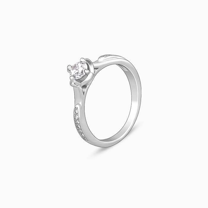 Giva 925 Sterling Lauder Ring,Fixed Size,Indian - 11| Gifts For Women And Girls | With Cer : R01466