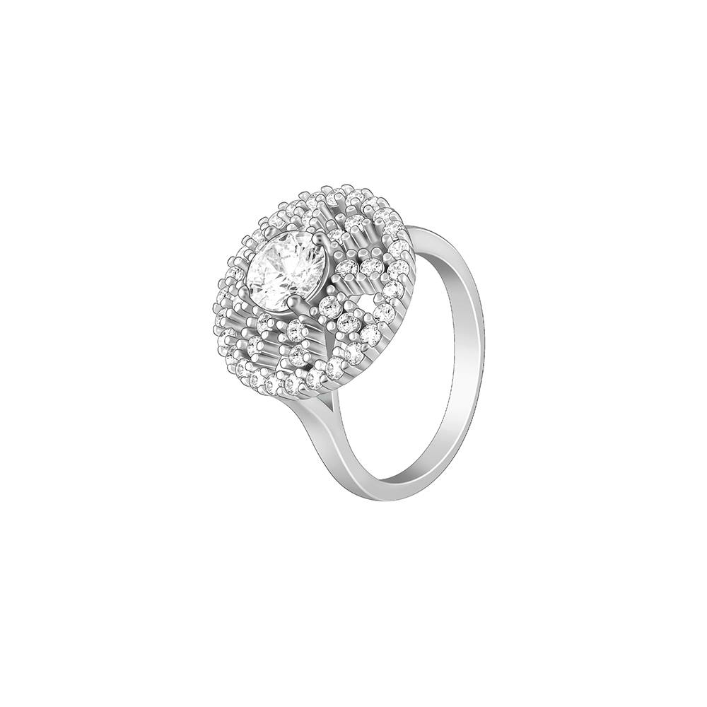 Giva 925 Sterling Silver Bedazzled Ring,Fixed Size,Indian - 11 : R01467