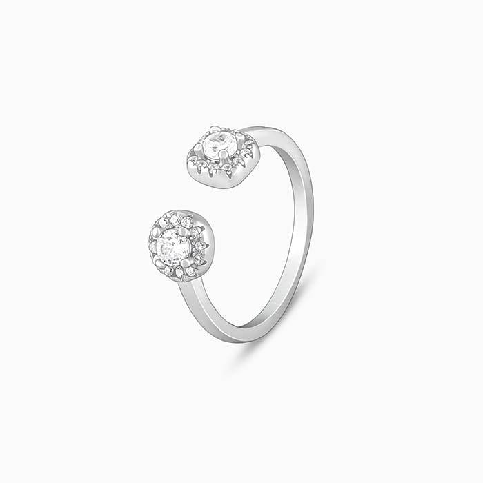 Giva 925 Sterling Silver Not-So-Round Ring,Adjustable | Gifts For Women And Girls | With C : R01468