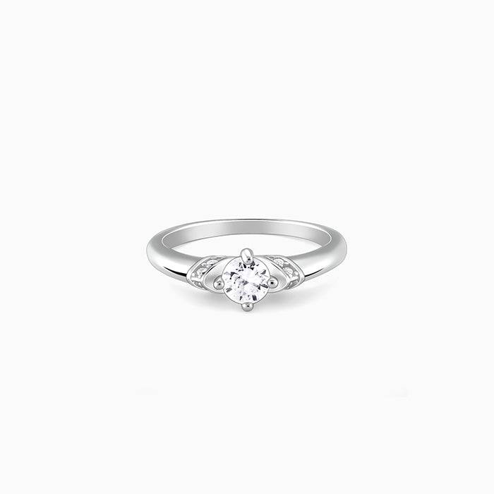 Giva 925 Sterling Silver Bold Beauty Ring,Fixed Size,Indian - 11 | Gifts For Women And Gir : R01470