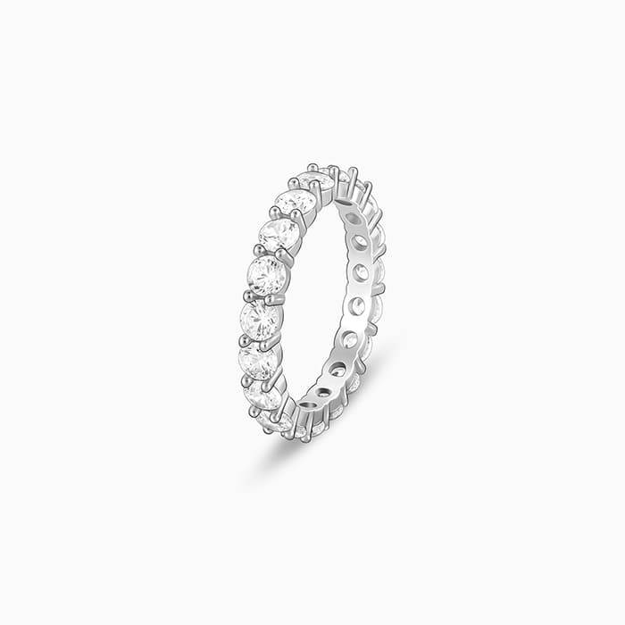 Giva 925 Sterling Silver Rounded Ray Ring,Fixed Size, Indian - 12|Gift For Valentine | Gif : R01471