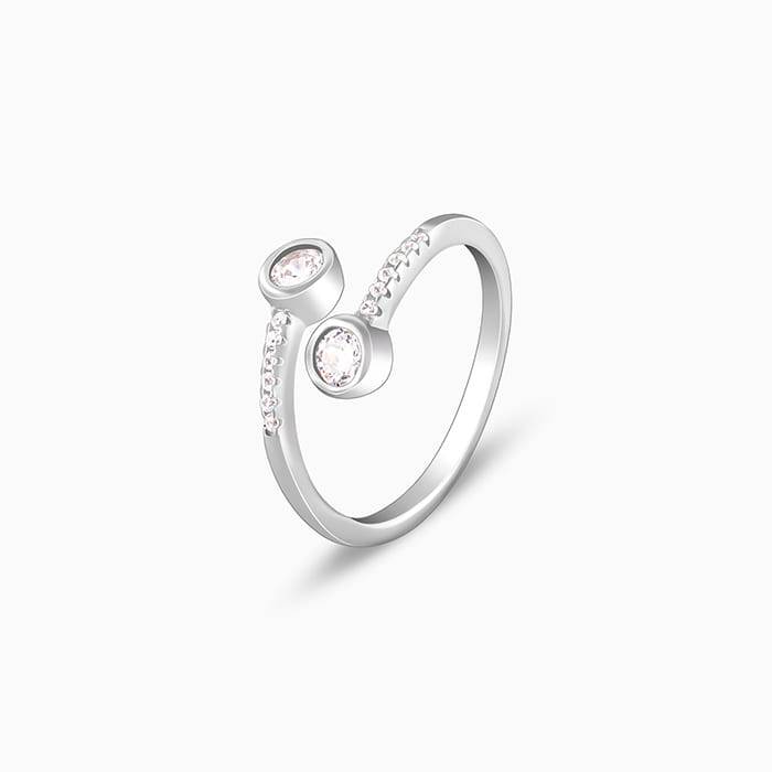 Giva 925 Sterling Get-Together Ring,Adjustable| Gifts For Women And Girls | With Certifica : R01472