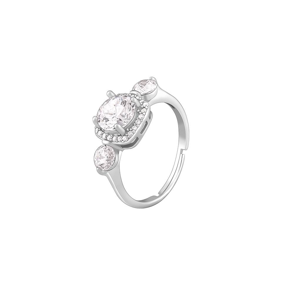 Giva 925 Sterling Silver Trove Ring, Adjustable : R01473