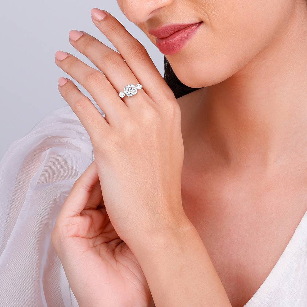 Giva 925 Sterling Silver Trove Ring, Adjustable : R01473
