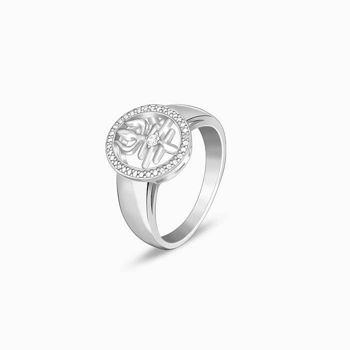 Giva 925 Sterling Silver Trishul Ring For Him,Fixed Size,Indian - 21| Gifts For Men And Bo : R01476