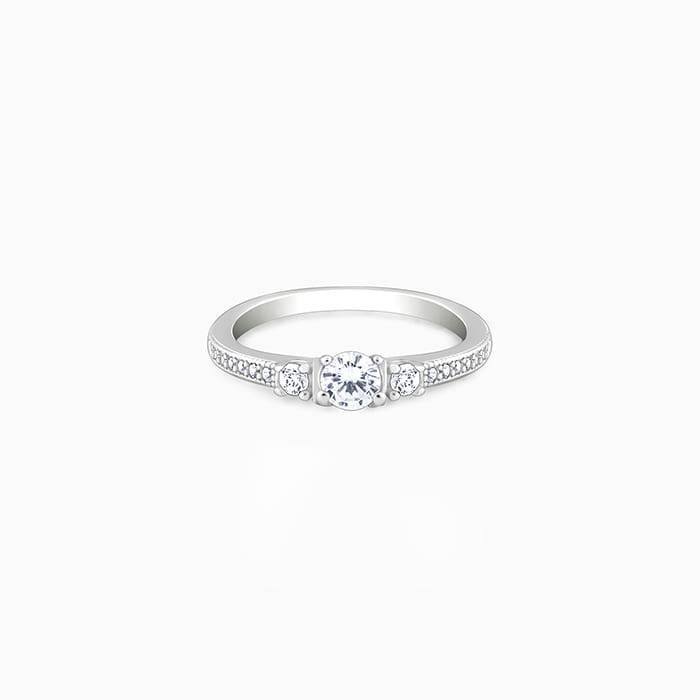 Giva 925 Sterling Silver Trilogy Of Love Ring, Fixed Size, Indian - 12, Us - 6| Gifts For  : R01480