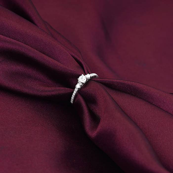 Giva 925 Sterling Silver Trilogy Of Love Ring, Fixed Size, Indian - 12, Us - 6| Gifts For  : R01480