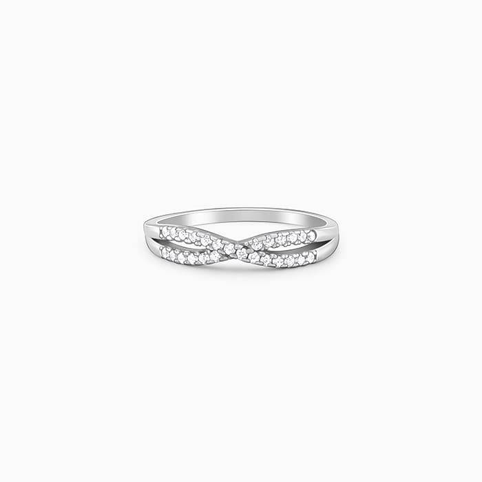 Giva 925 Sterling Silver Parley Ring,Fixed Size,Indian - 12 | Gifts For Women And Girls |  : R01496