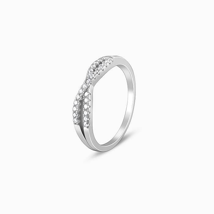 Giva 925 Sterling Silver Parley Ring,Fixed Size,Indian - 12 | Gifts For Women And Girls |  : R01496