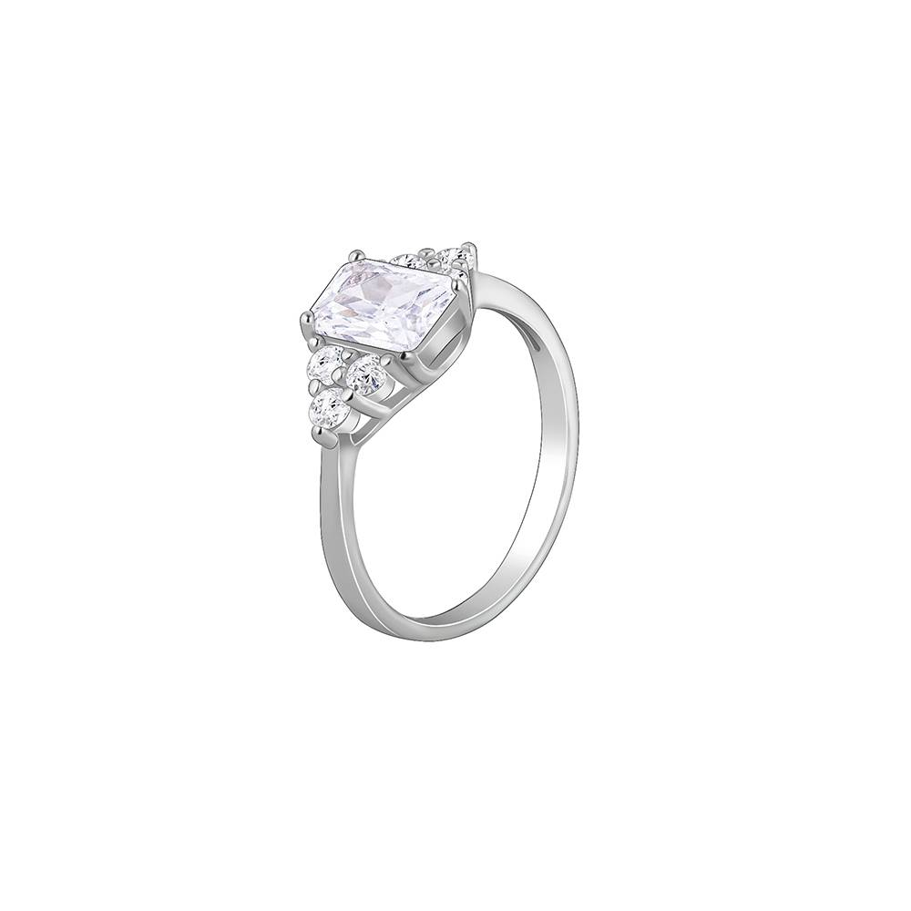 Giva 925 Sterling Silver Baguette Perfection Ring,Fixed Size,Indian - 11 : R01503