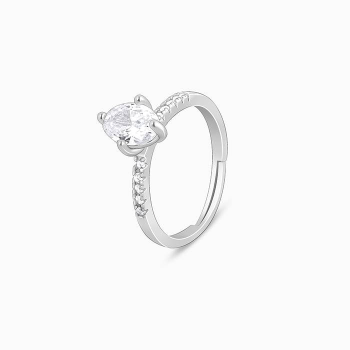 Giva 925 Sterling Silver Jubilo Ring|Gift For Valentine | Gift For Girlfriend| With Certif : R01505