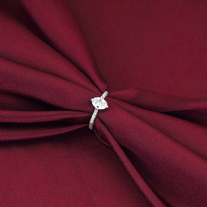 Giva 925 Sterling Silver Jubilo Ring|Gift For Valentine | Gift For Girlfriend| With Certif : R01505