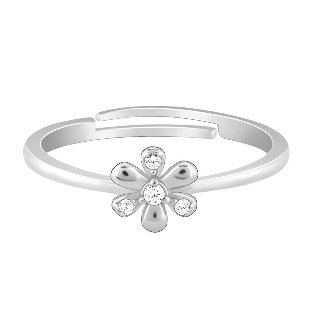 Giva 925 Sterling Silver Spring Garden Ring, Adjustable : R01524