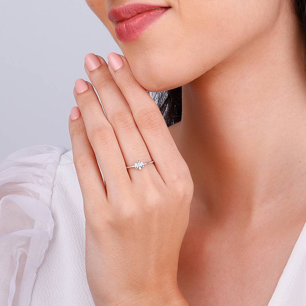 Giva 925 Sterling Silver Spring Garden Ring, Adjustable : R01524