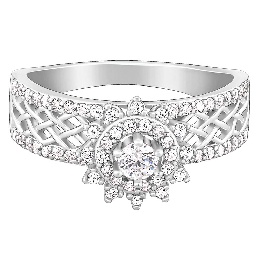 Giva 925 Sterling Silver Filigree Florid Ring,Fixed Size, Indian - 12|Gift For Valentine | Gift For Girlfriend : R01525