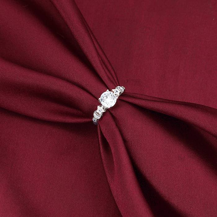 Giva 925 Sterling Silver Celeste Ring,Fixed Size,Indian - 11 | Gifts For Women And Girls | : R01526